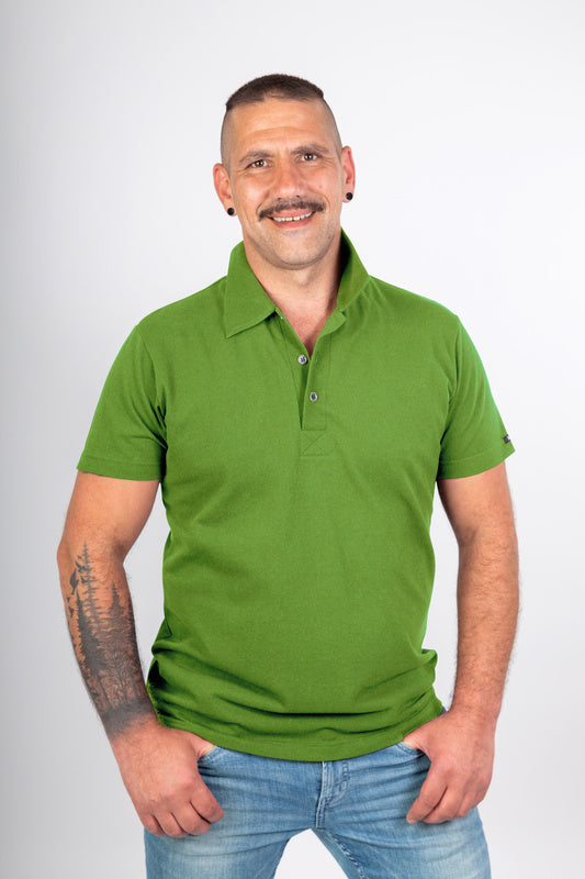 Herren Poloshirt Ralph mit kurzen Armen in Grün