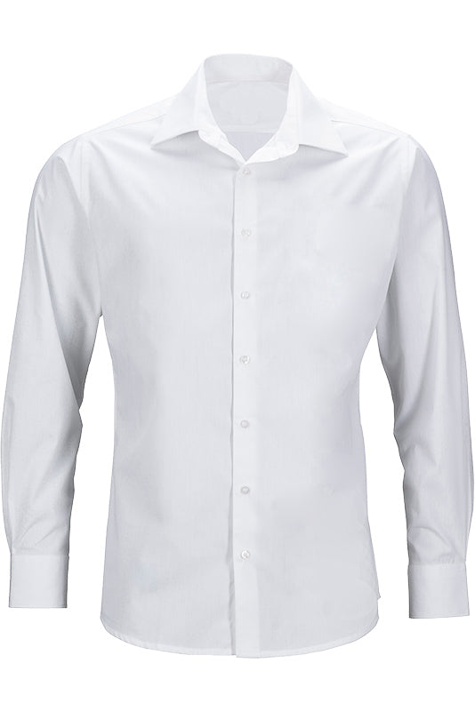 Herrenhemd Ricky BW (aus Baumwolle) in Weiß