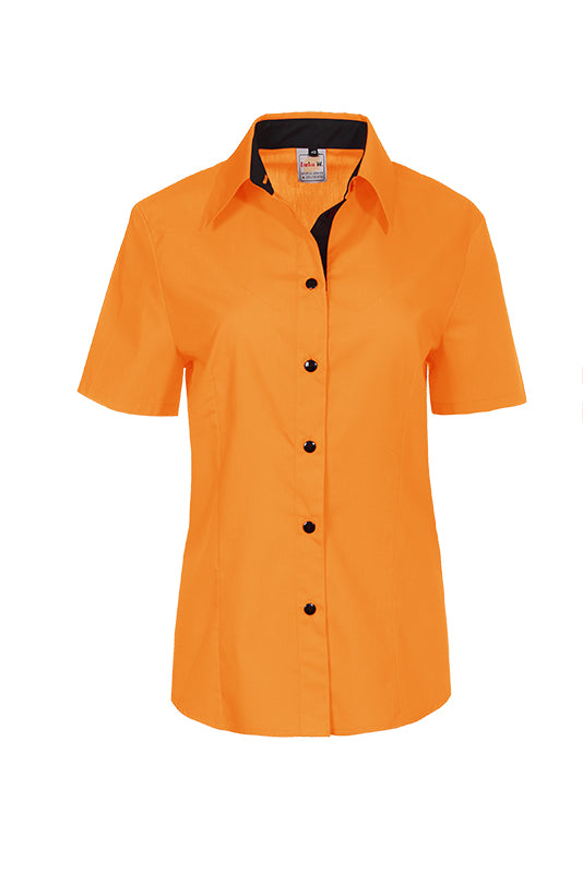 Damenbluse Rieke MG (Mischgewebe) in Orange
