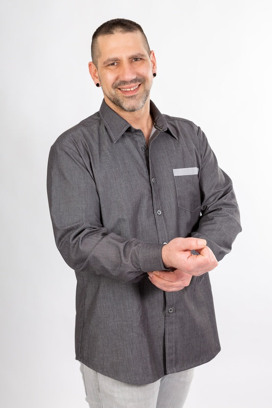 Herren Jeanshemd Rosario