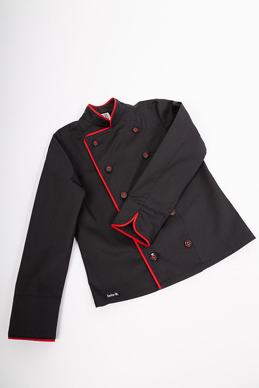 Kinder- Kochjacke Sammy_Black Edition