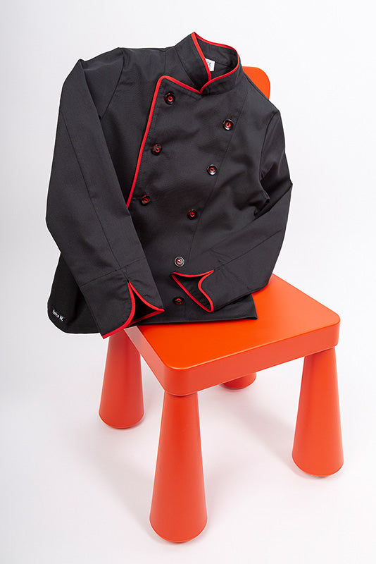 Kinder- Kochjacke Sammy_Black Edition