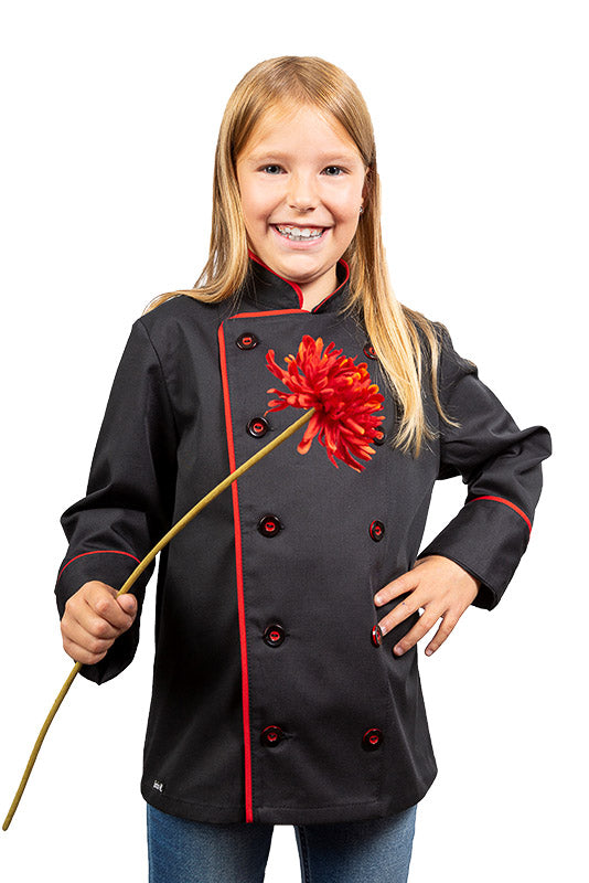 Kinder- Kochjacke Sammy_Black Edition