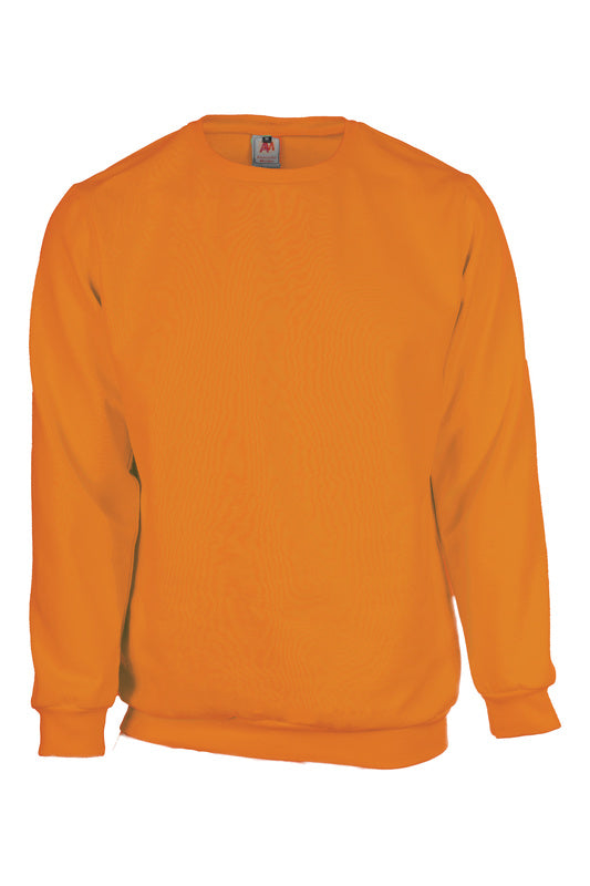 Unisex Sweat Pulli mit Rundhals in Orange