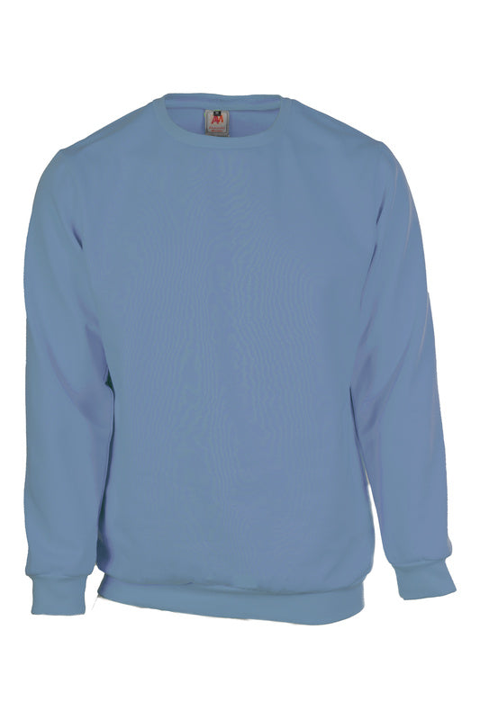Unisex Sweat Pulli mit Rundhals in Blau