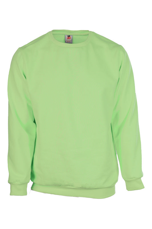 Unisex Sweat Pulli mit Rundhals in Grün
