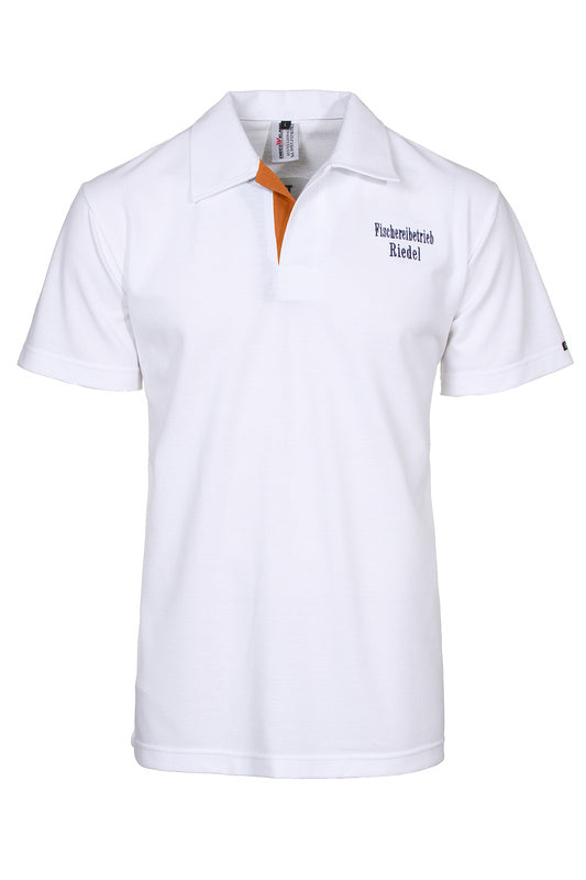 Herren Poloshirt Tino_White Edition mit kurzen Armen