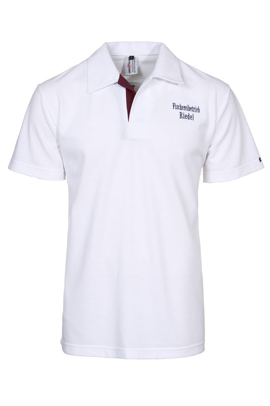 Herren Poloshirt Tino_White Edition mit kurzen Armen