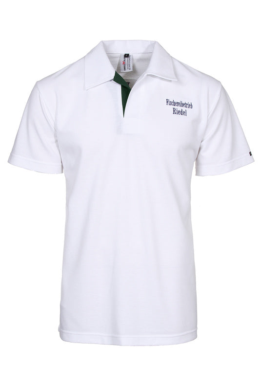 Herren Poloshirt Tino_White Edition mit kurzen Armen