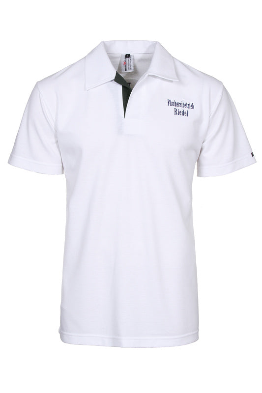 Herren Poloshirt Tino_White Edition mit kurzen Armen