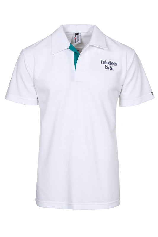Herren Poloshirt Tino_White Edition mit kurzen Armen