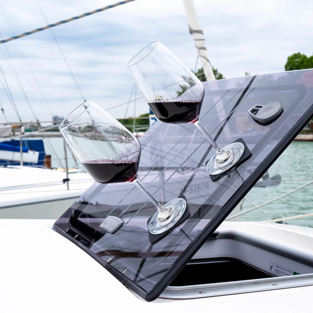 Magnet-Kristallgläser Wein Bordeaux – luxuriöser Weingenuss mit sicherem Halt auf Reisen